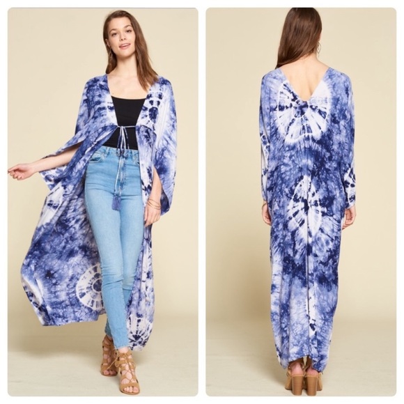 ❤️tie dye kimono - Picture 6 of 7